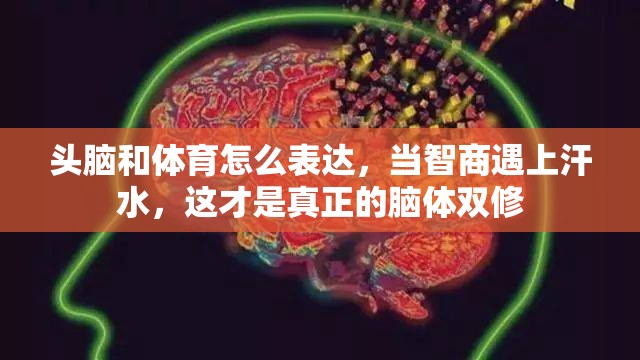头脑和体育怎么表达，当智商遇上汗水，这才是真正的脑体双修