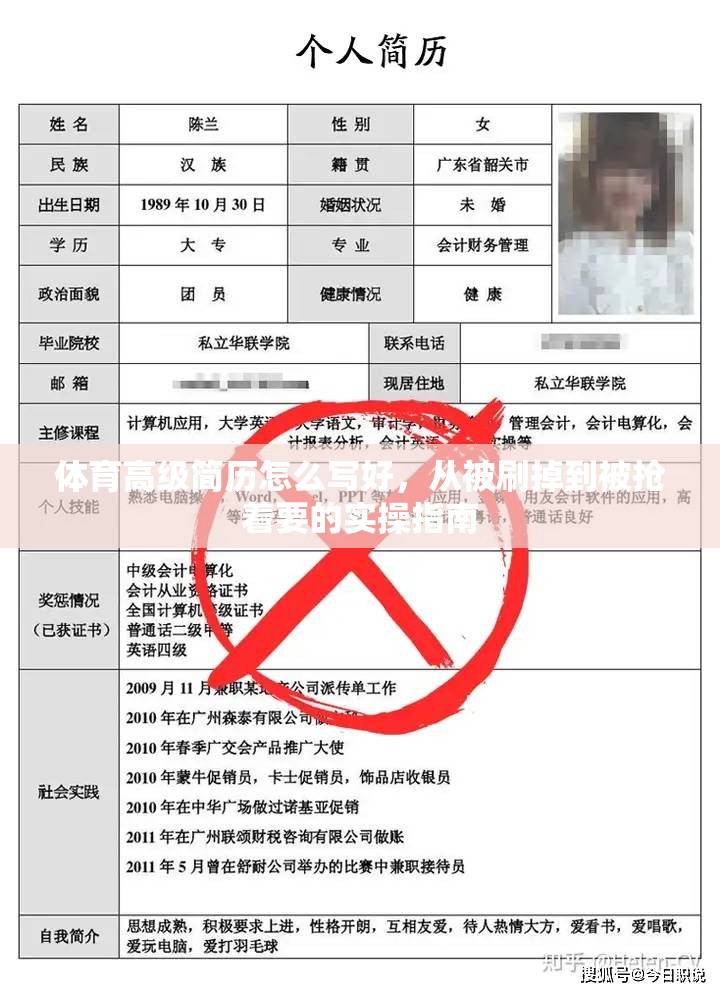 体育高级简历怎么写好，从被刷掉到被抢着要的实操指南