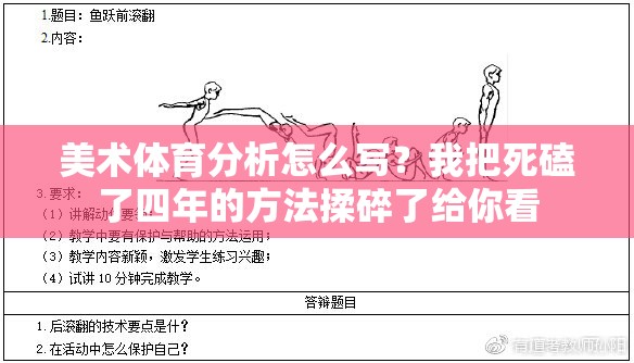 美术体育分析怎么写？我把死磕了四年的方法揉碎了给你看