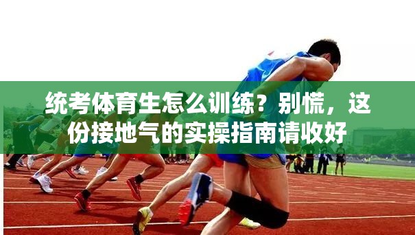 统考体育生怎么训练？别慌，这份接地气的实操指南请收好